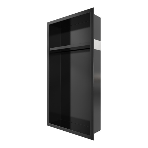 Stella II - Niche de douche 25'' x 11'' - Noir Mat