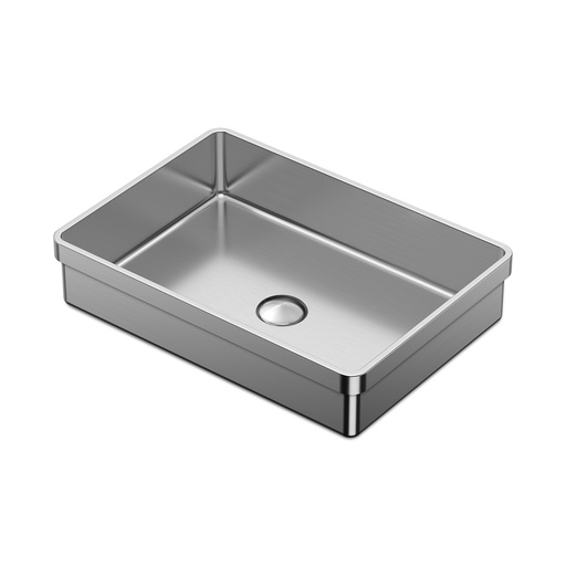 Sanaga I - Lavabo Semi-encastré 20'' - Brossé