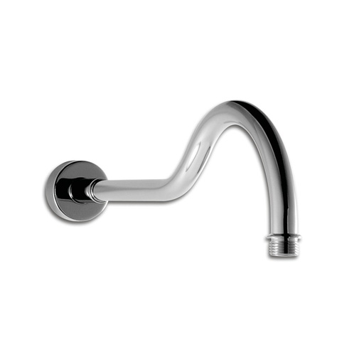 Bras de douche avec courbe chrome Rubi by soligo